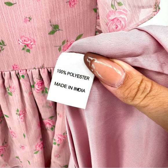 JESSAKAE Emmylou Floral Tiered Ruffle Midi Gown - Picture 7 of 8